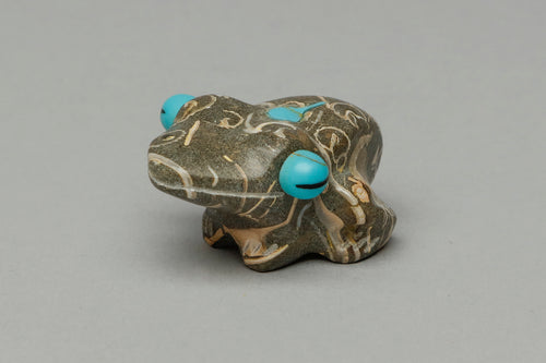 Frog Fetish Carving by Andres Lementino, Zuni