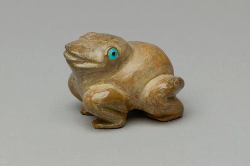 Frog Fetish Carving by Andres Lementino, Zuni