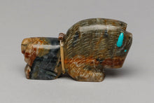 Buffalo Fetish with Medicine Bundle by Edwin Begay, Navajo