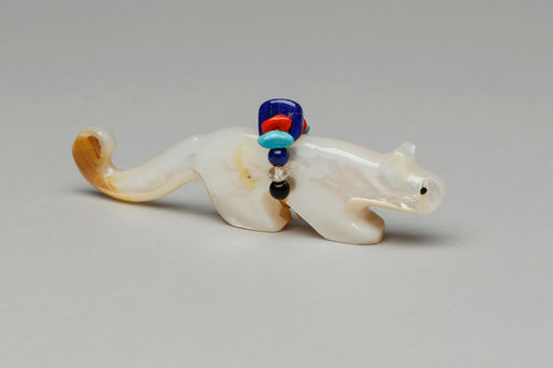 Mountain Lion with Medicine Bundle by Cheryl Beyuka, Zuni