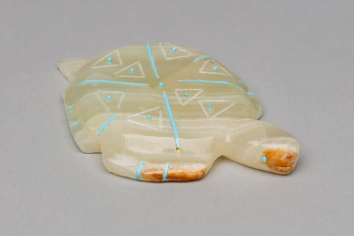 Turtle Fetish Carving by Rose Gonzalez, Zuni