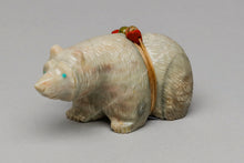 Bear with Medicine Bundle by Farlan and Paulette Quam, Zuni