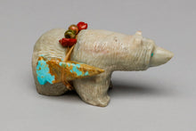 Bear with Medicine Bundle by Farlan and Paulette Quam, Zuni