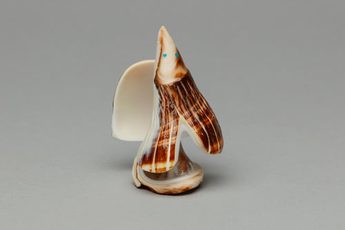 Eagle Fetish Carving by Delvin Leekya, Zuni