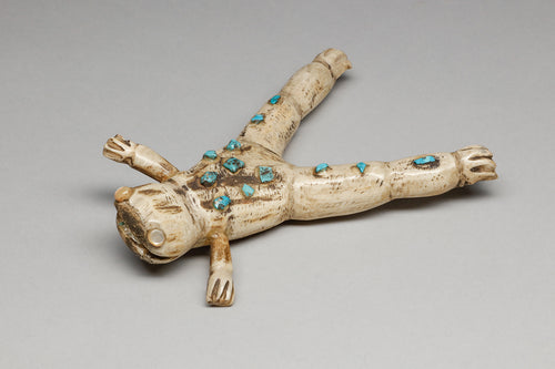 Anthropomorphic Frog Fetish by Schocke T. Sanchez (1929-2001), Zuni
