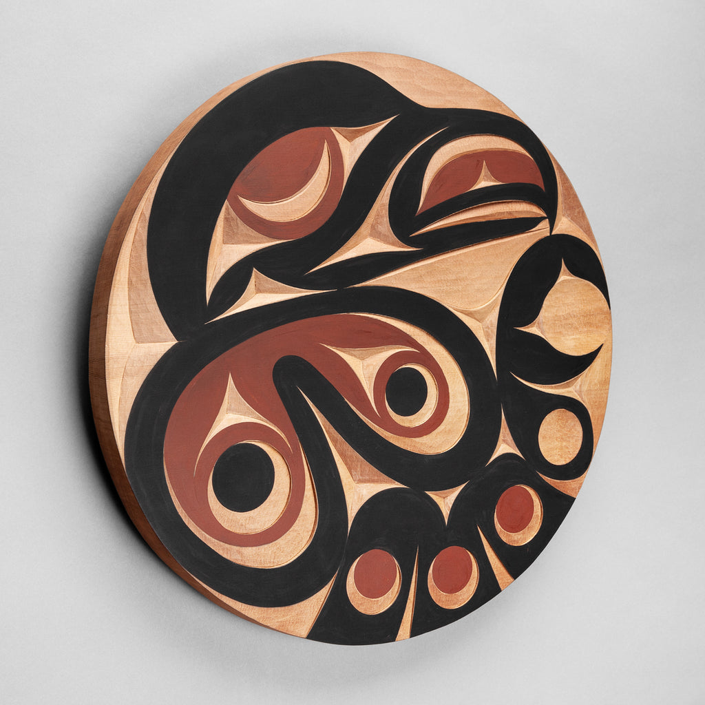 Panel depicting Eagle by Andy Wilbur Peterson, Skokomish – Quintana ...