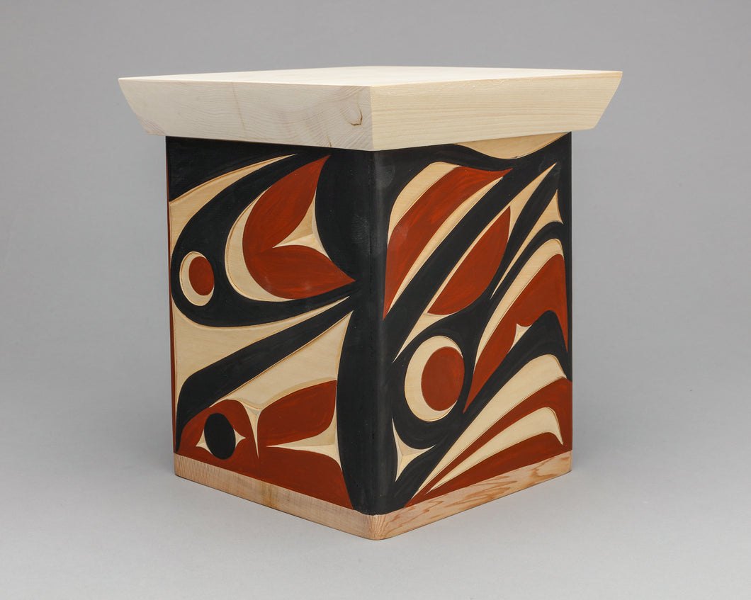 Red Hawk Bentwood Box By Andy Wilbur Peterson, Skokomish