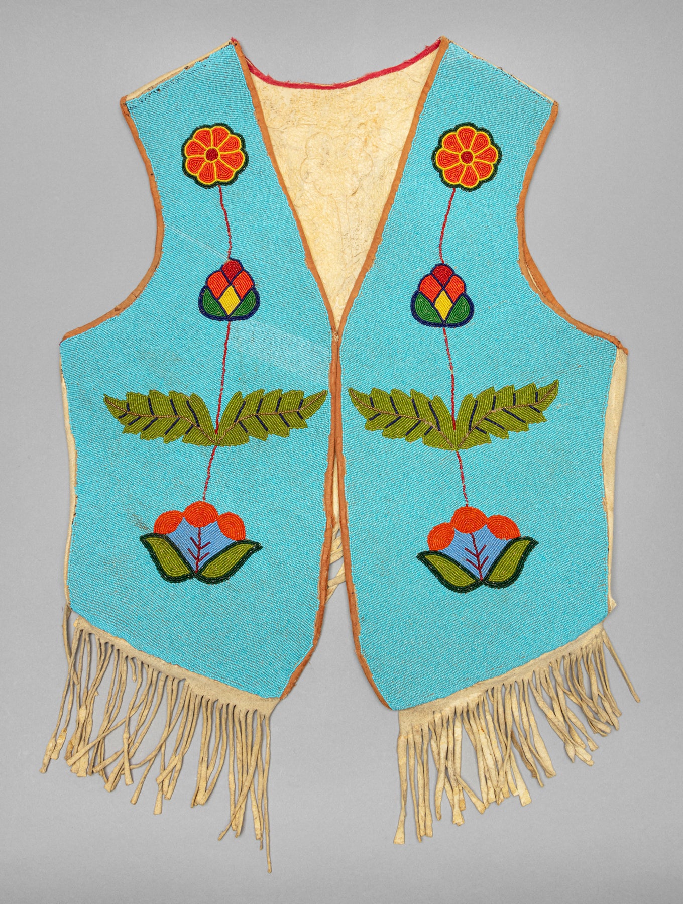Vintage Flathead Beaded Vest, c. 1920 Quintana Galleries