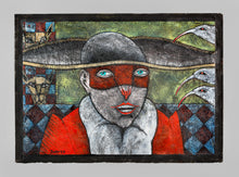 Hombre Con Mascara by Daniel H. Tiburcio (1949-2021), Mexico