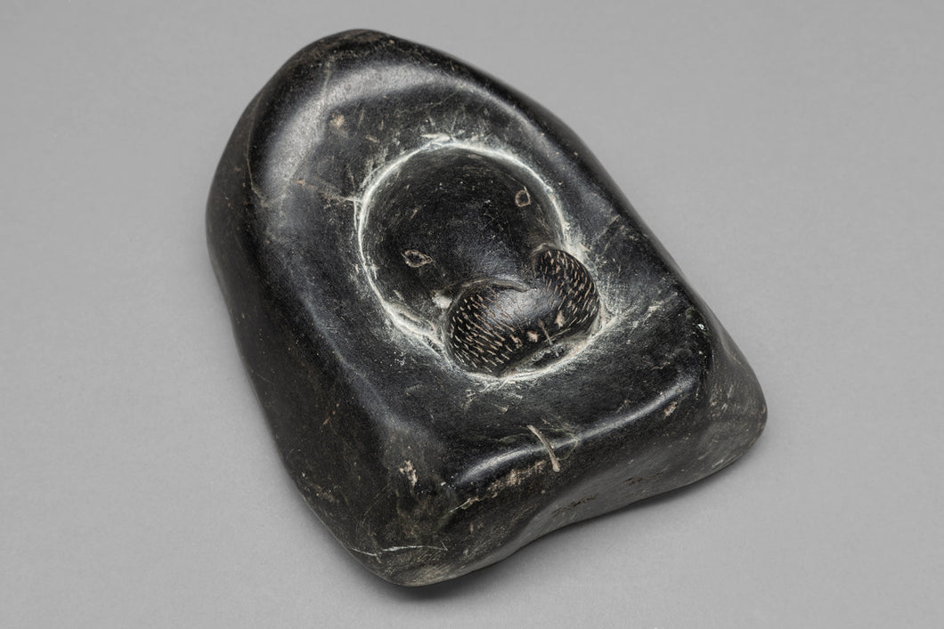 Vintage Inuit Carving of Seal’s Breathing Hole, c. 1950