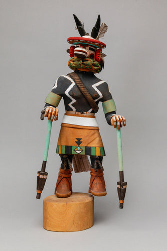 Pronghorn Antelope (Sowi-ing) Kachina, 1988 by Orlan Tewa, Hopi