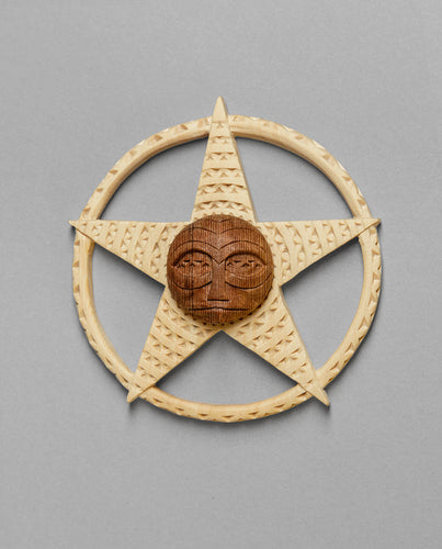 Miniature Panel depicting a Star by Greg A. Robinson, Chinook Nation