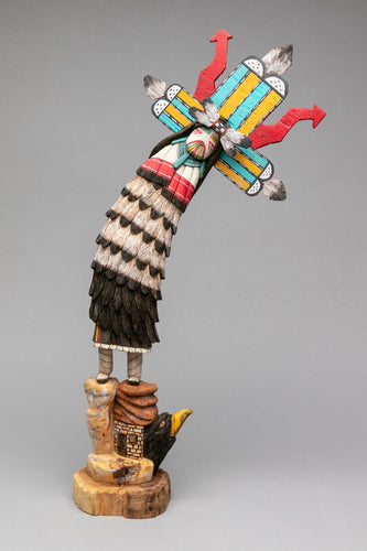 Shalako Mana Kachina by Eric Nastacio, Hopi