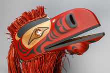 Raven Headdress with Human Spirit by Trevor Hunt, Kwakwaka'wakw