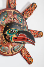 Sun Panel depicting Raven, Bear, and Salmon by Tom D. Hunt, Kwakwaka'wakw