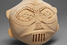 "Covindian" Corona Virus Cedar Face Mask , 2020, Greg A. Robinson