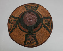 Nuu-Chah-Nulth Basketry Hat with Tlakwa (Copper) Designs, c. 1910