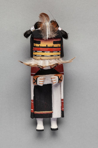 Yellow Corn Maiden: Old Style Katsina by Paul Huma, Hopi
