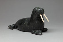 Walrus Carving by Mathewsie Kingwatsiaq, Cape Dorset