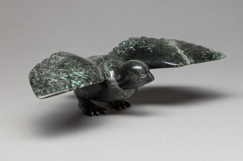 Snow Bunting Carving by Killiktee Killiktee, Cape Dorset