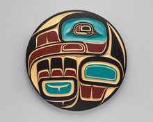 Panel depicting Chilkat Eagle by Giq-Kalas (Peter Smith), Kwakwaka'wakw Nation