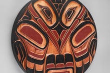 Panel depicting Raven by Giq-Kalas (Peter Smith), Kwakwaka'wakw Nation