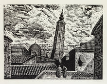 Vista de Zaragoza, 1953 by Leopoldo Mendez (1902-1969)