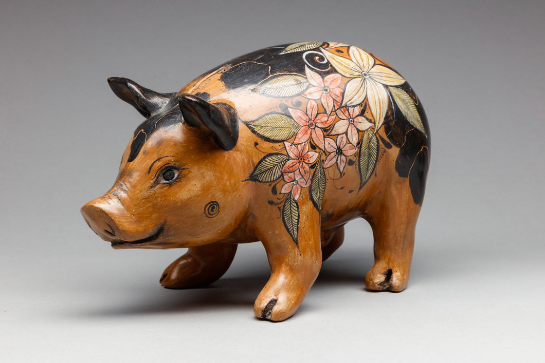 Bank depicting a Pig by Angel Ortiz, Mexican