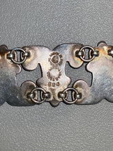 Vintage Silver Link Bracelet c. 1945 by Los Castillo, Mexico