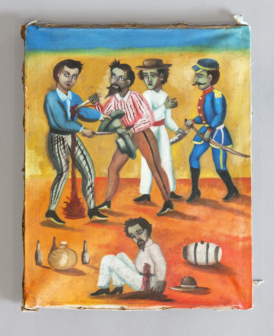 Untitled Study (Knife Fight), Mexican School, c. 1960