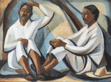 Hombres Sentado (Seated Men), c. 1960 by Nora Unwin (1907-1982)