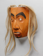 Portrait Mask depicting Old Woman by Glen Rabena, adopted Haida