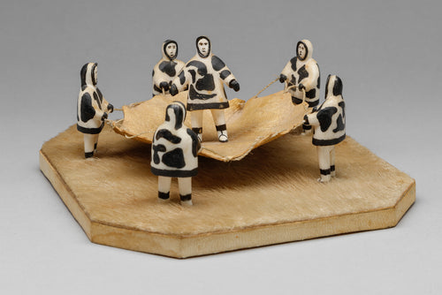 Blanket Toss, c. 1970 by Moses Milligrook, Siberian Yup'ik