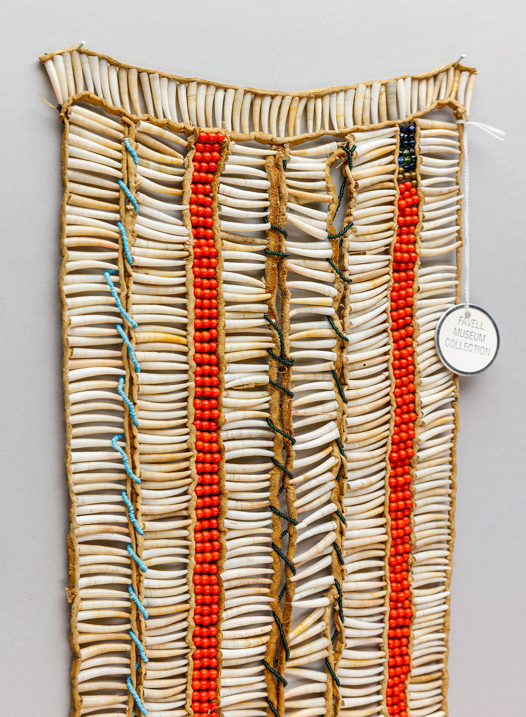 Rare Dentalium Shell Regalia, c. 1850, Attributed to the Chinook Cultu ...