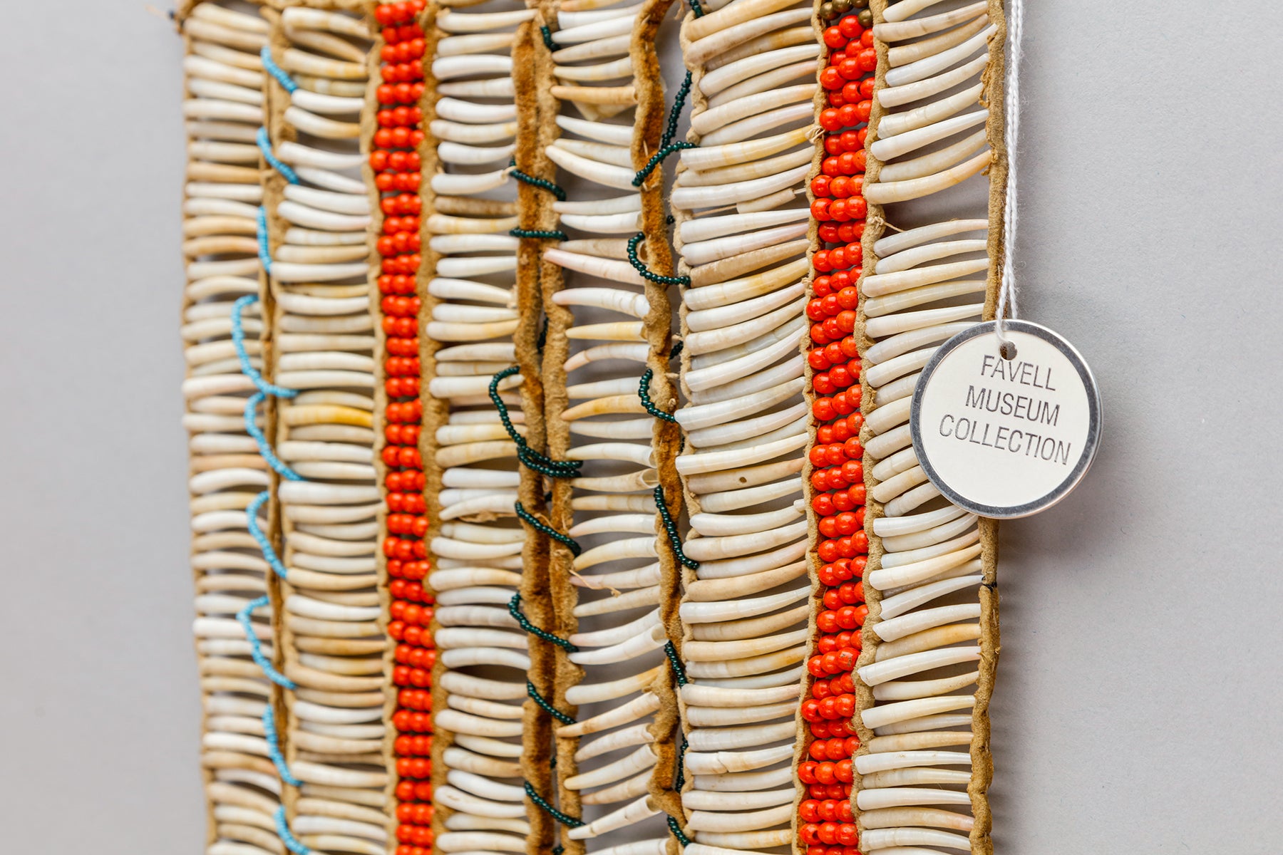 Rare Dentalium Shell Regalia, c. 1850, Attributed to the Chinook Cultu ...