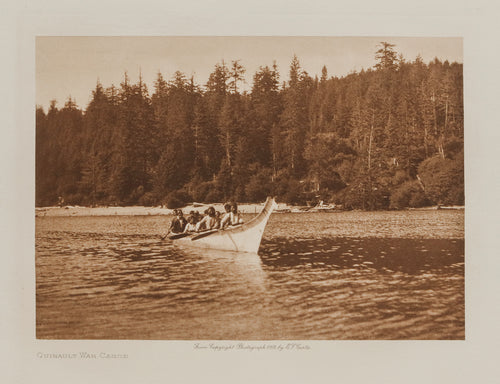 Quinault War Canoe, 1912, Edward S. Curtis (1868-1952)