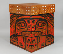 Large Bentwood Box depicting Eagle by Larry Rosso (1944-2006), Carrier