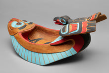 Large Halibut Feast Dish with Raven, c. 1980 by Lelooska (1933 - 1996)
