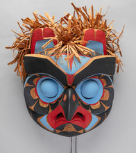Mask depicting Owl, c. 1980 by Lelooska (1933 - 1996)
