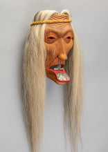 Mask depicting Old Woman with Labret by Rocky O'Brien, Tsimshian