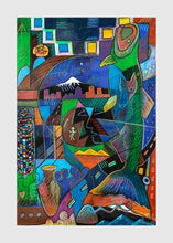 Portland Series - Original Painting by Conrad House (1956-2001), Navajo