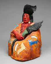 Eagle Man, 1986 by Glen LaFontaine, Chippewa and Cree Nation