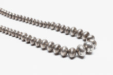 Vintage Hand Stamped Silver Beads, c. 1960, Navajo